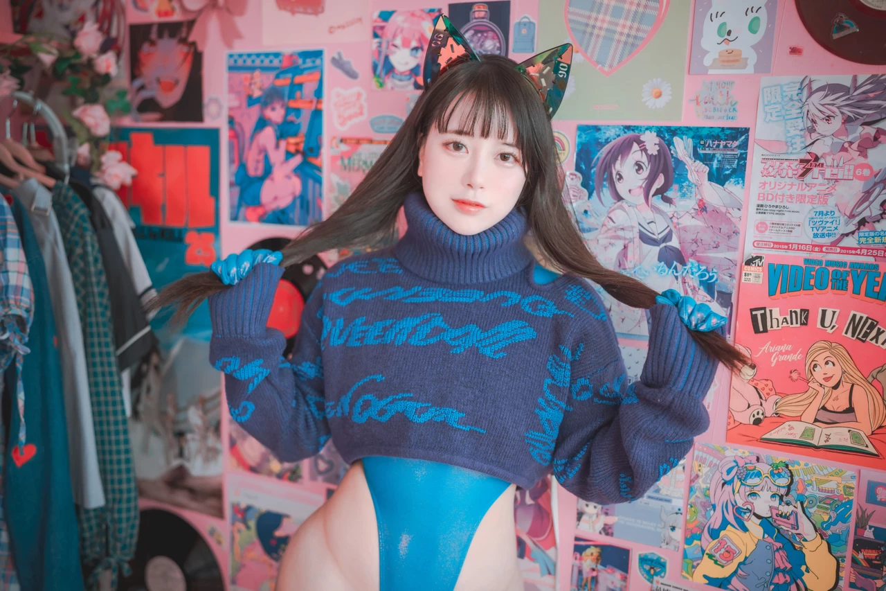 [DJAWA] ZziZzi Cyber Cat in Mystique Blue [117P]