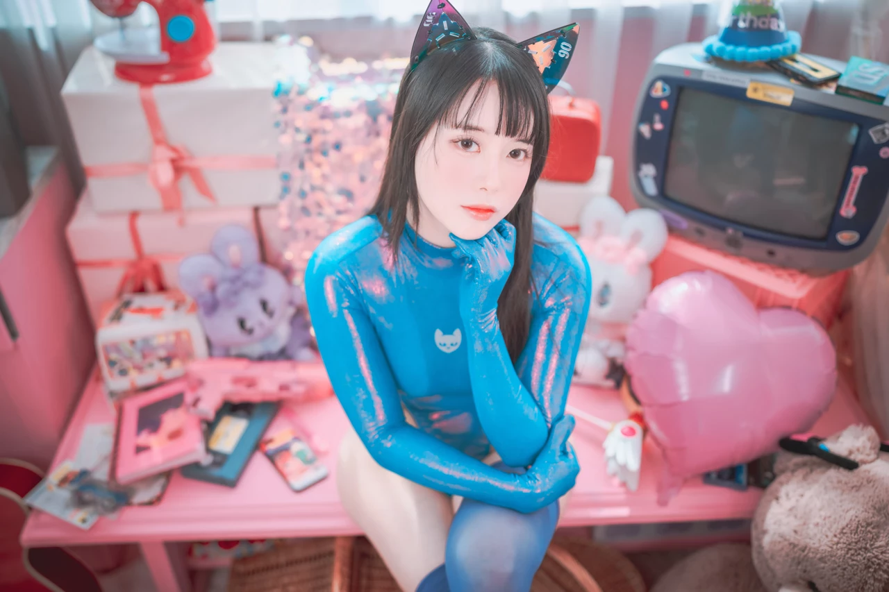 [DJAWA] ZziZzi Cyber Cat in Mystique Blue [117P]