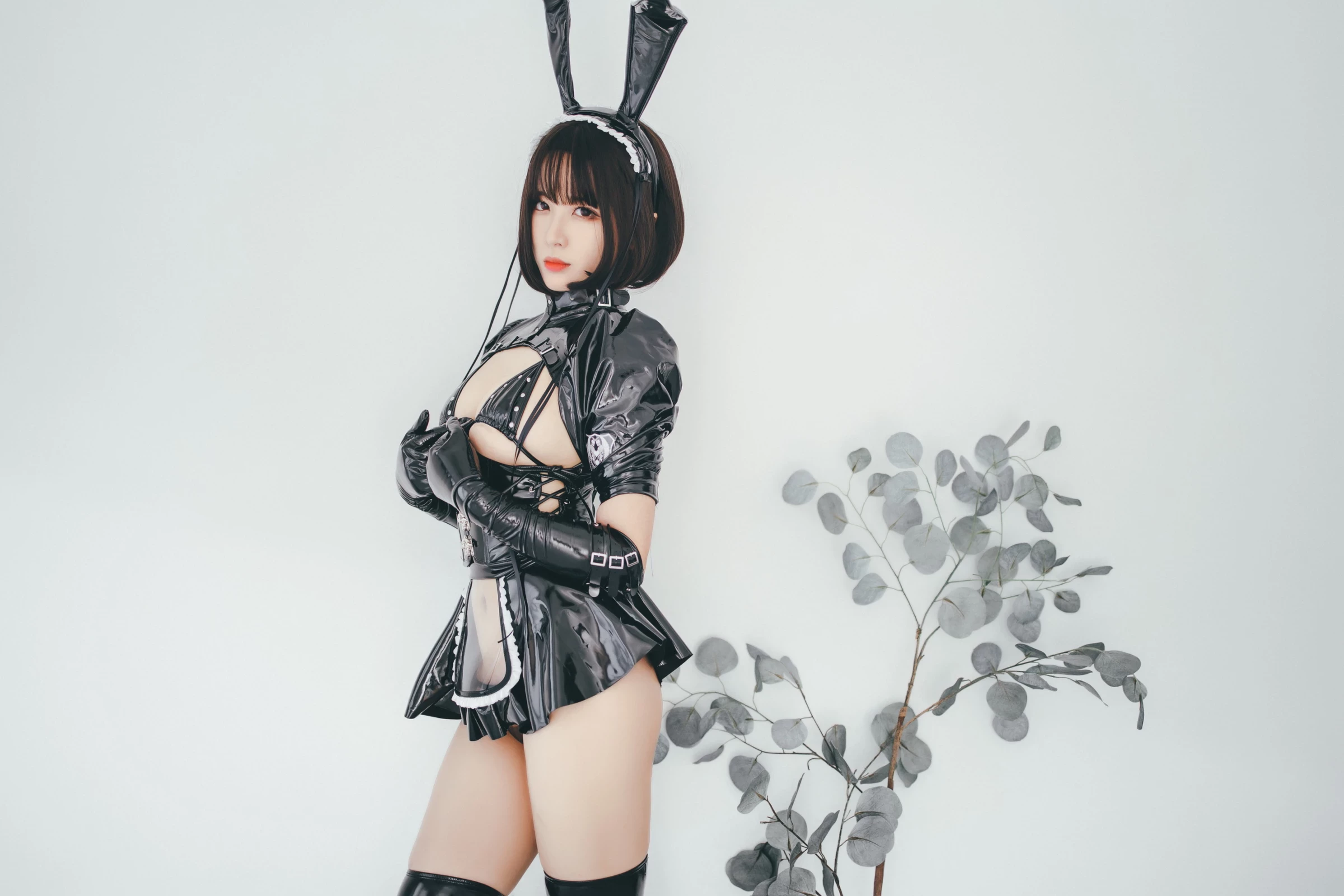 Xansoon 轩萧学姐 – Bunny girl maid 兔女郎女仆 [52P]