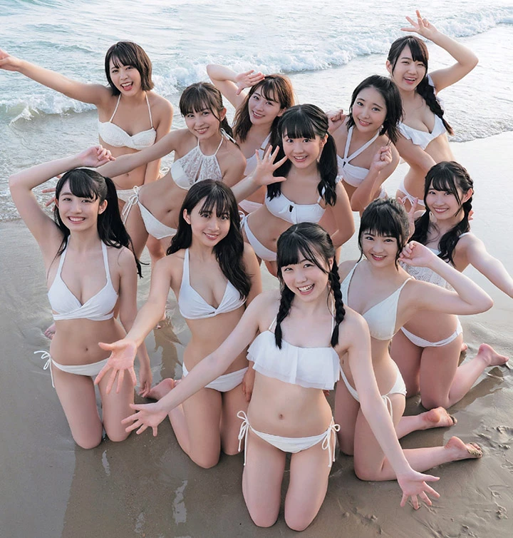 2019年7月23日 [写真]SUPER☆GiRLS改组后全力出击11名成员齐心拍性感写真争人气 [39P,片]