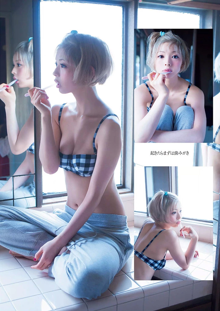 2016年10月18日[写真]最上もが推出新写真集再度在周刊展现金发美乳 [15P]