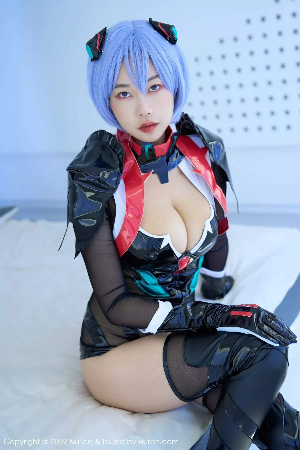 [MiiTao蜜桃社]Vol.148_新人模特梦乃Mandy私房Cosplay主题低胸连体衣秀豪乳诱惑写真73P