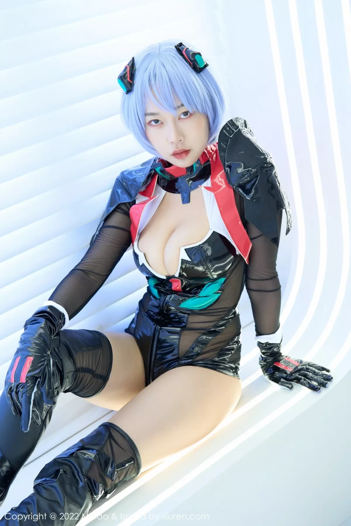 [MiiTao蜜桃社]Vol.148_新人模特梦乃Mandy私房Cosplay主题低胸连体衣秀豪乳诱惑写真73P