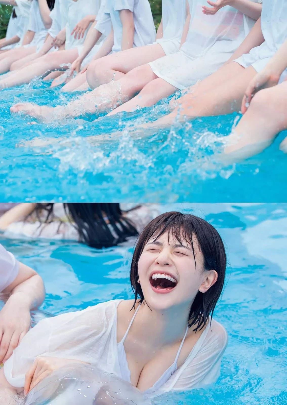 赶快来跟妹妹们一起玩耍吧! Hinatazaka46 日向坂46, Weekly Playboy 2019 No.33