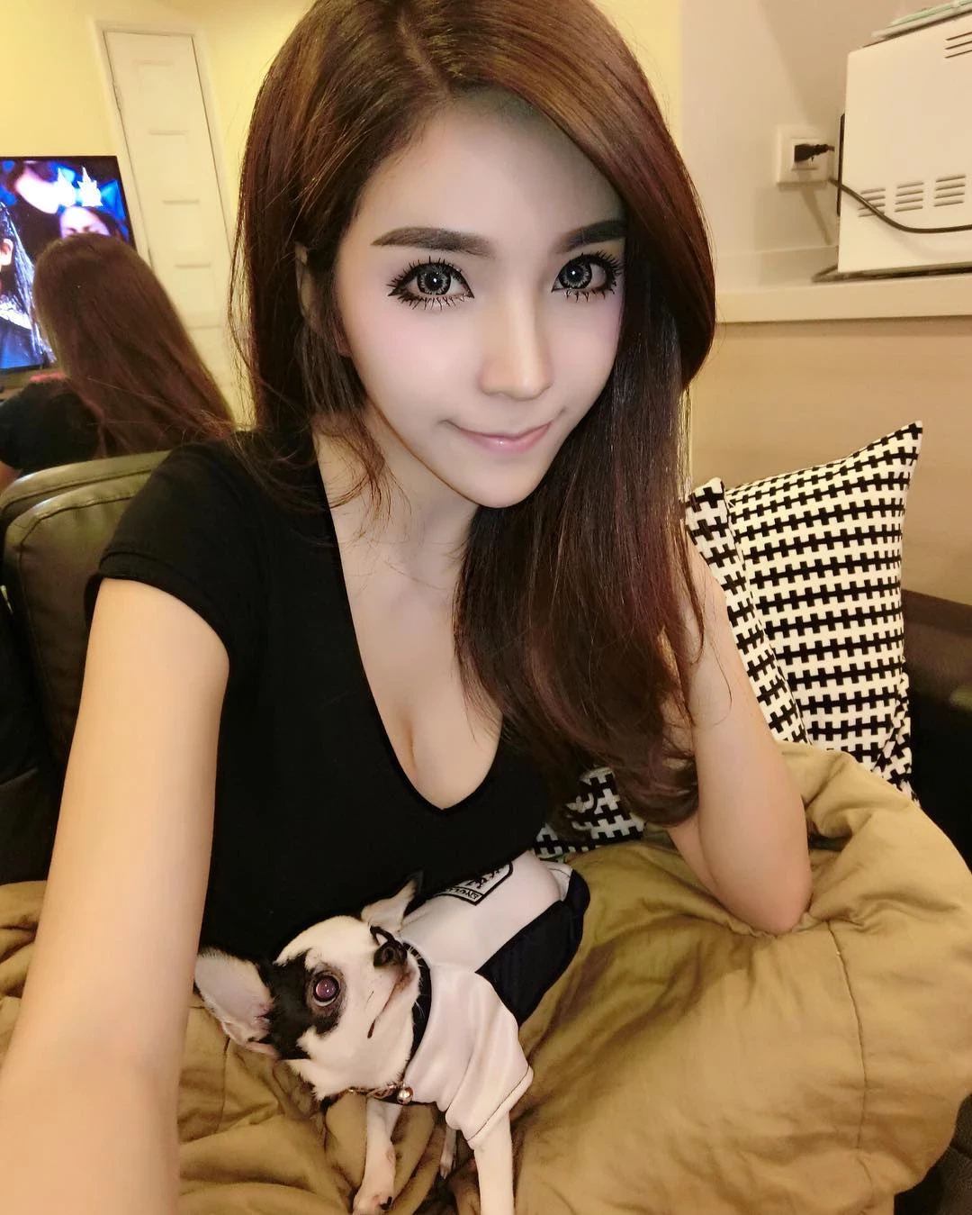 泰国迷人车模Janet