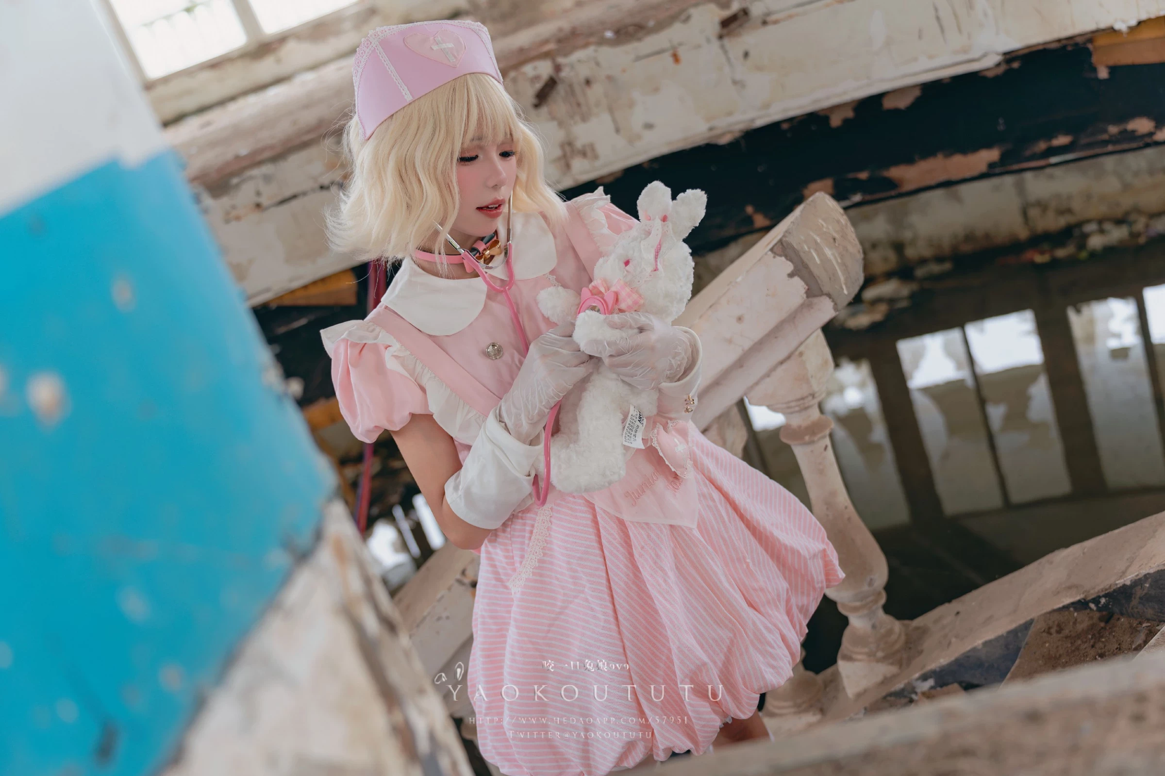 Coser@黏黏团子兔 - 遗失病栋&小花仙 [53P]