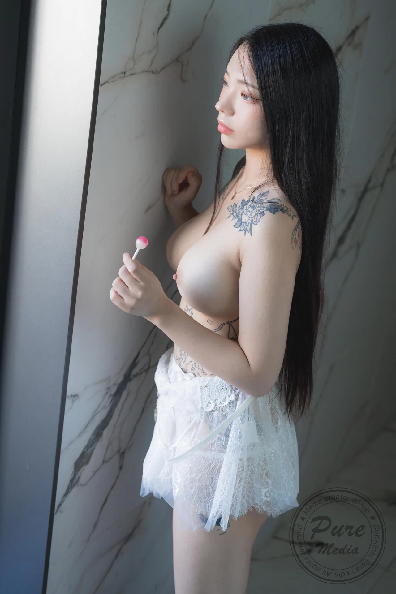 Yeon Hwa 연화, [PURE MEDIA] Vol.196 누드 디지털화보 Set.02 [47P]