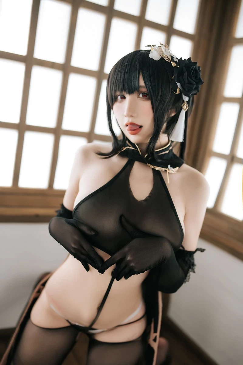 九曲Jean Cosplay 镇海旗袍 [41P]