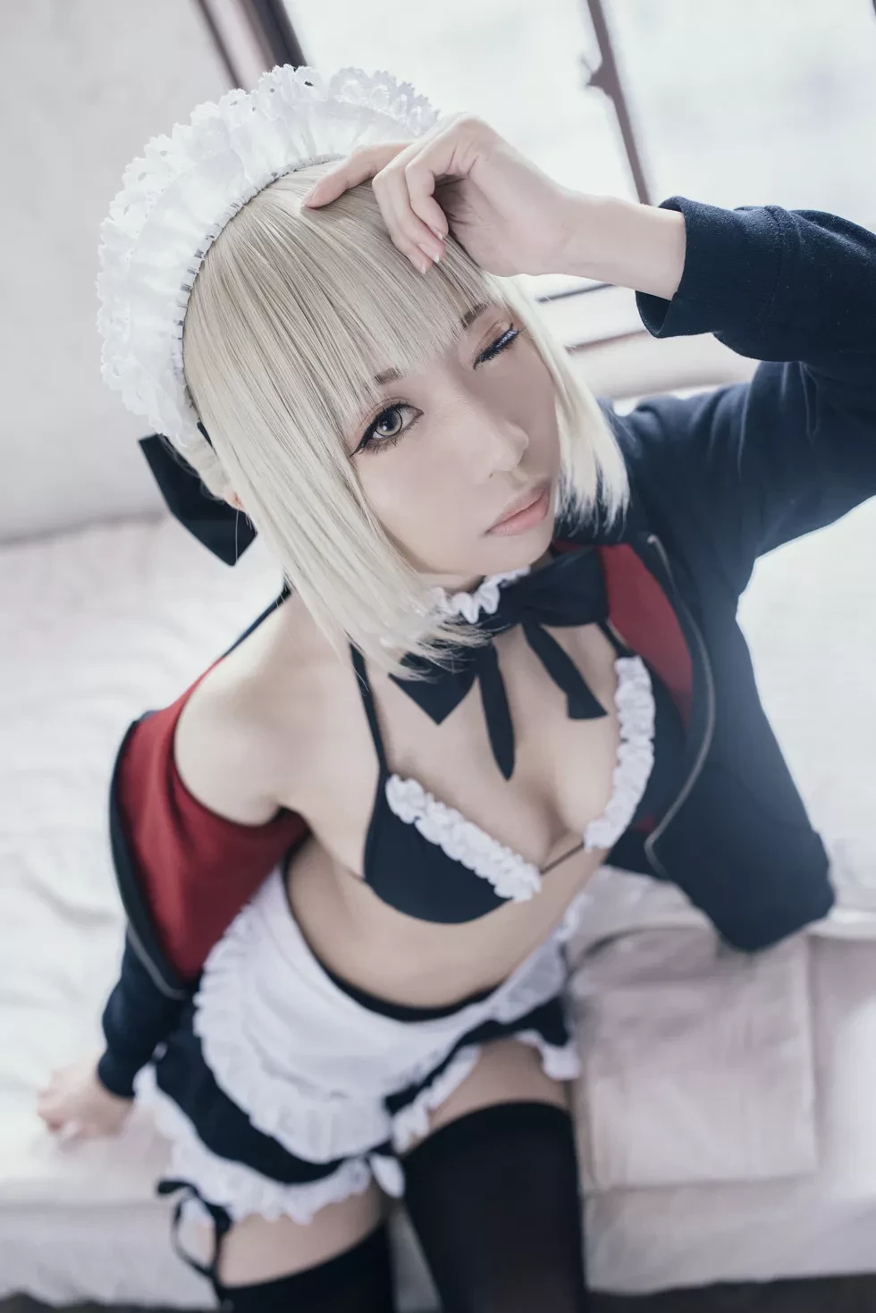 [Cosplay精选]《HeartBreak Morgan》吃雪糕的紧身衣妹子性感写真243P