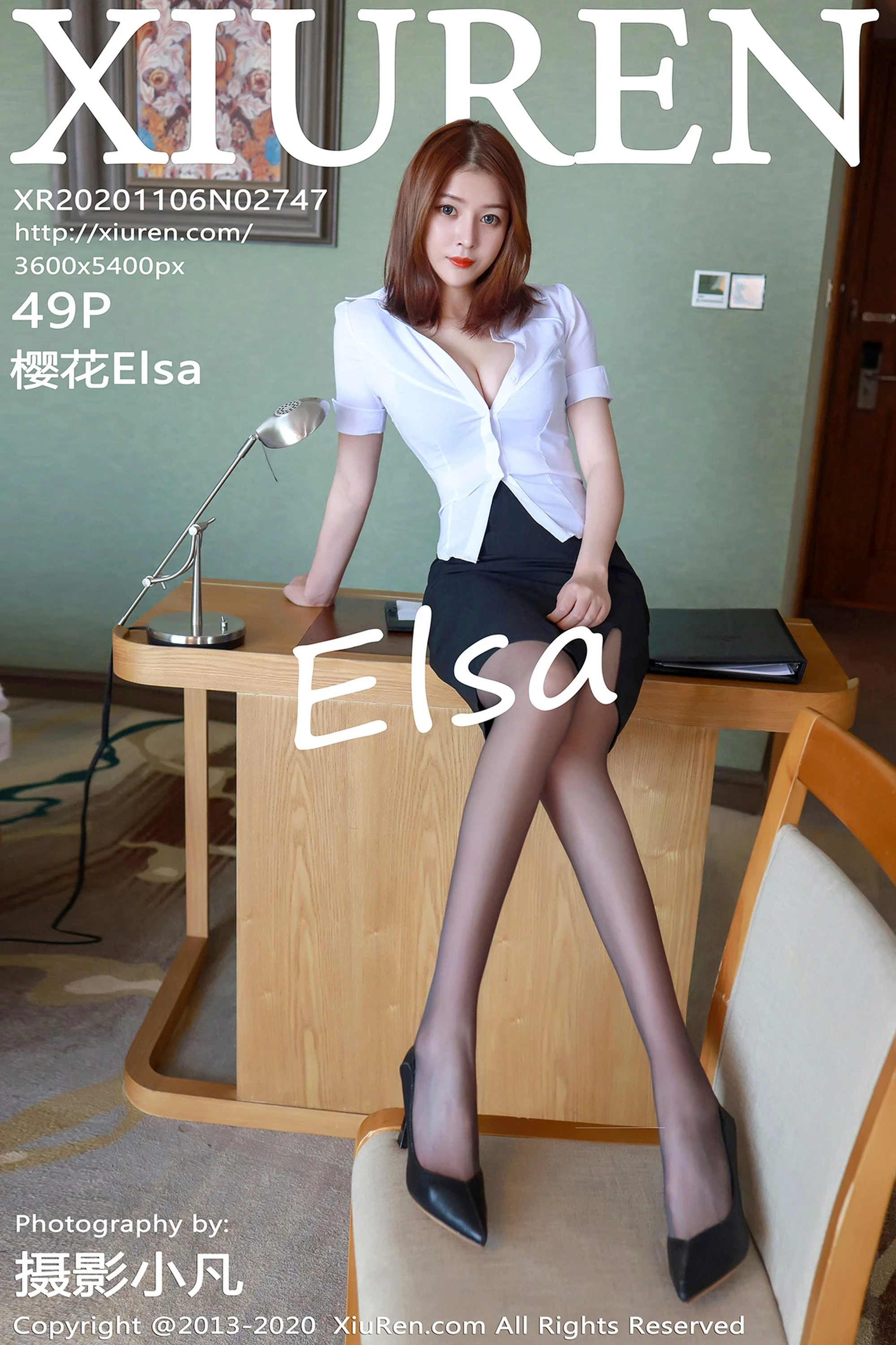 [Xiuren秀人系列]2020.11.06 No.2747 樱花Elsa 完整版无水印写真[50P]