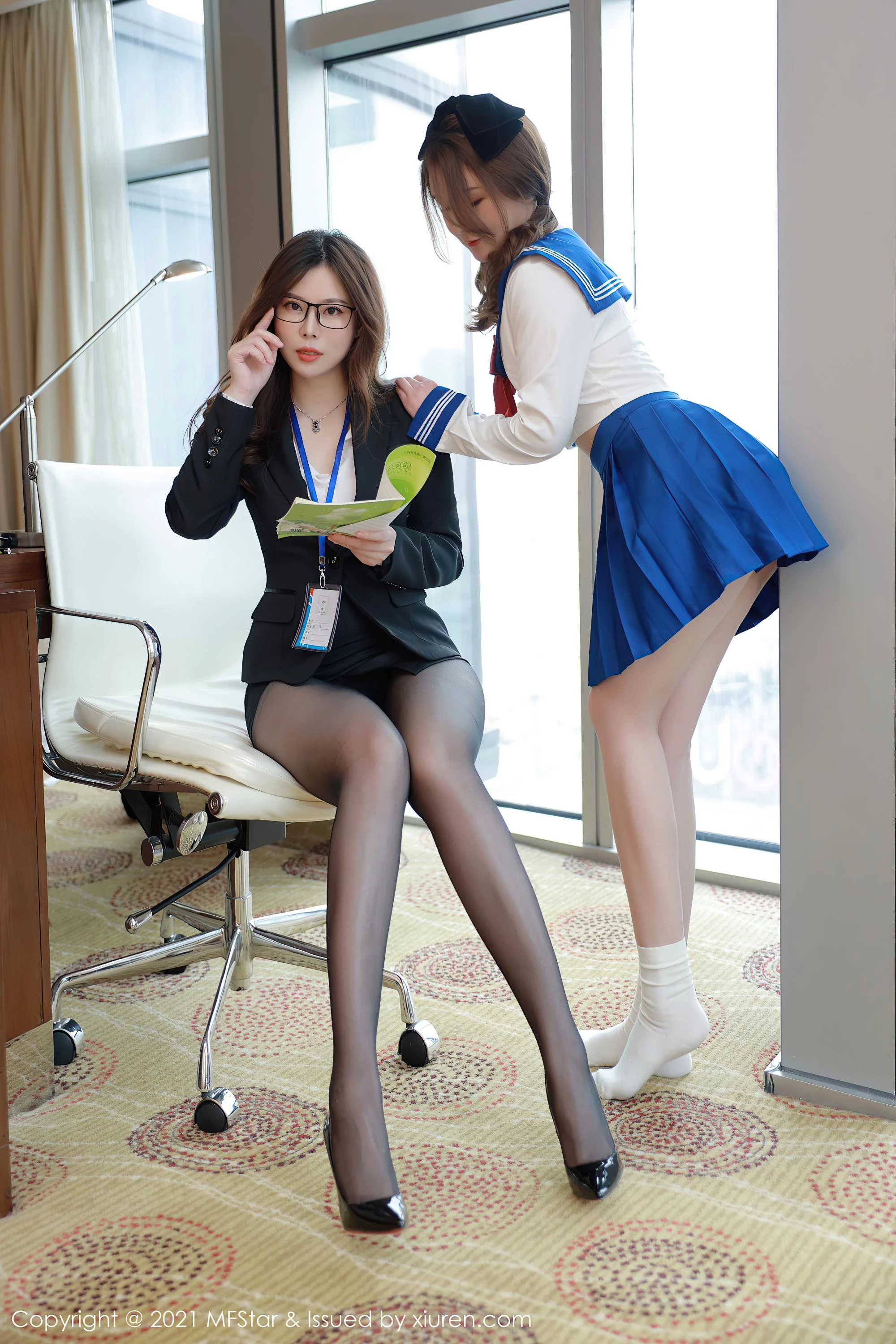 [MFStar模范学院]2021.02.01 Vol.451 模特合集 完整版无水印写真[54P]