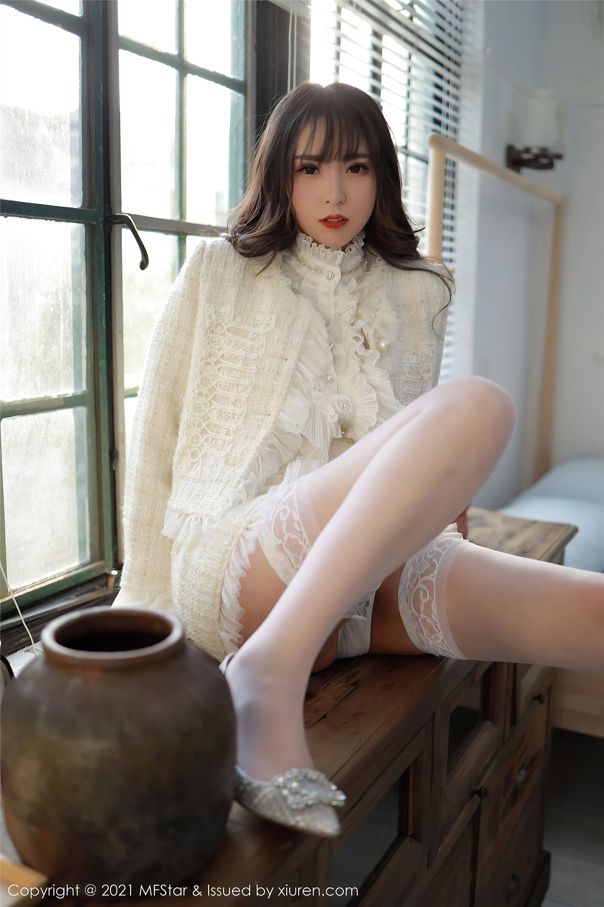 [MFStar模范学院]2021.01.19 VOL.442 小波多 完整版无水印写真[50P]