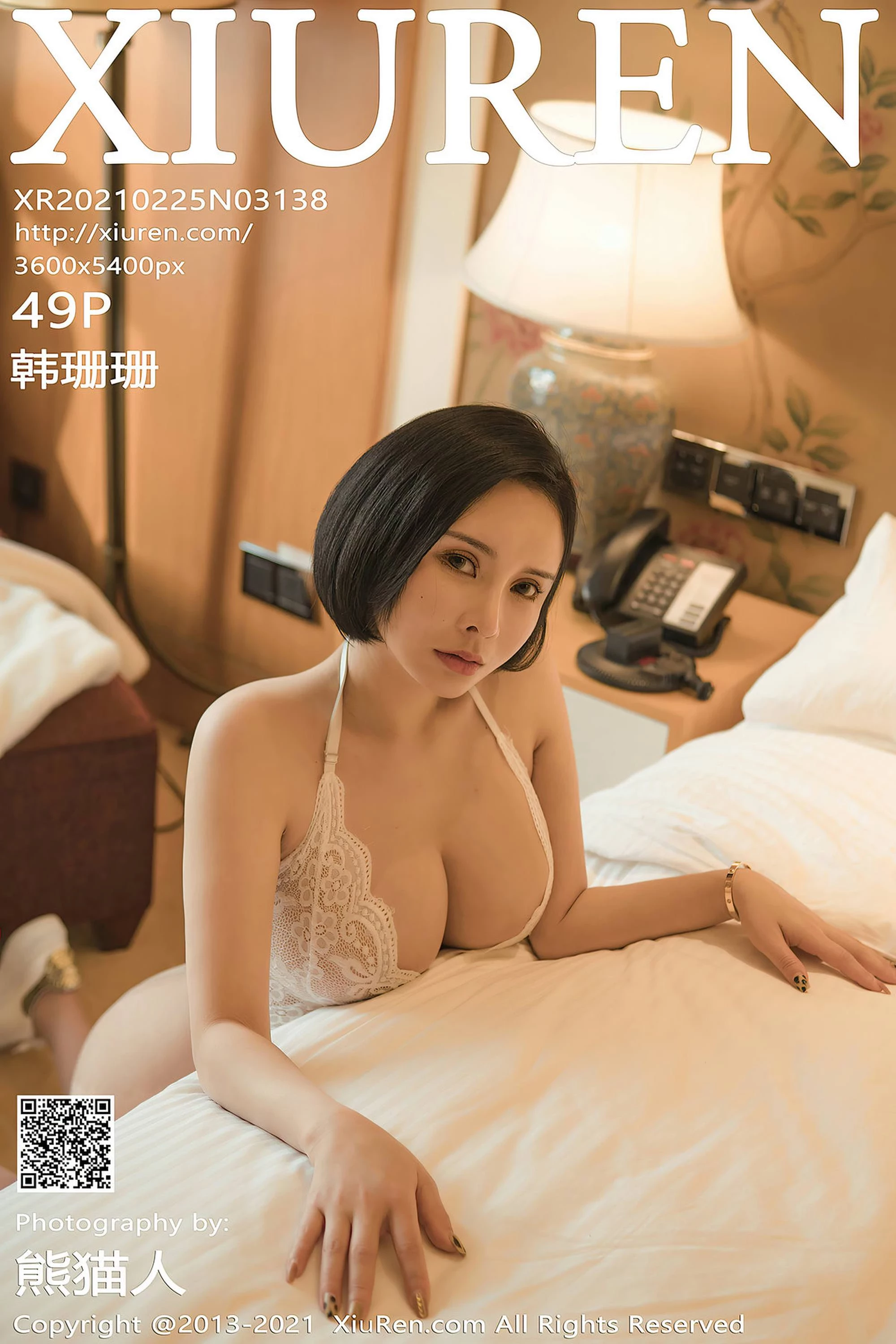 [Xiuren秀人系列]2021.02.25 No.3138 韩姗姗 完整版无水印写真[50P]