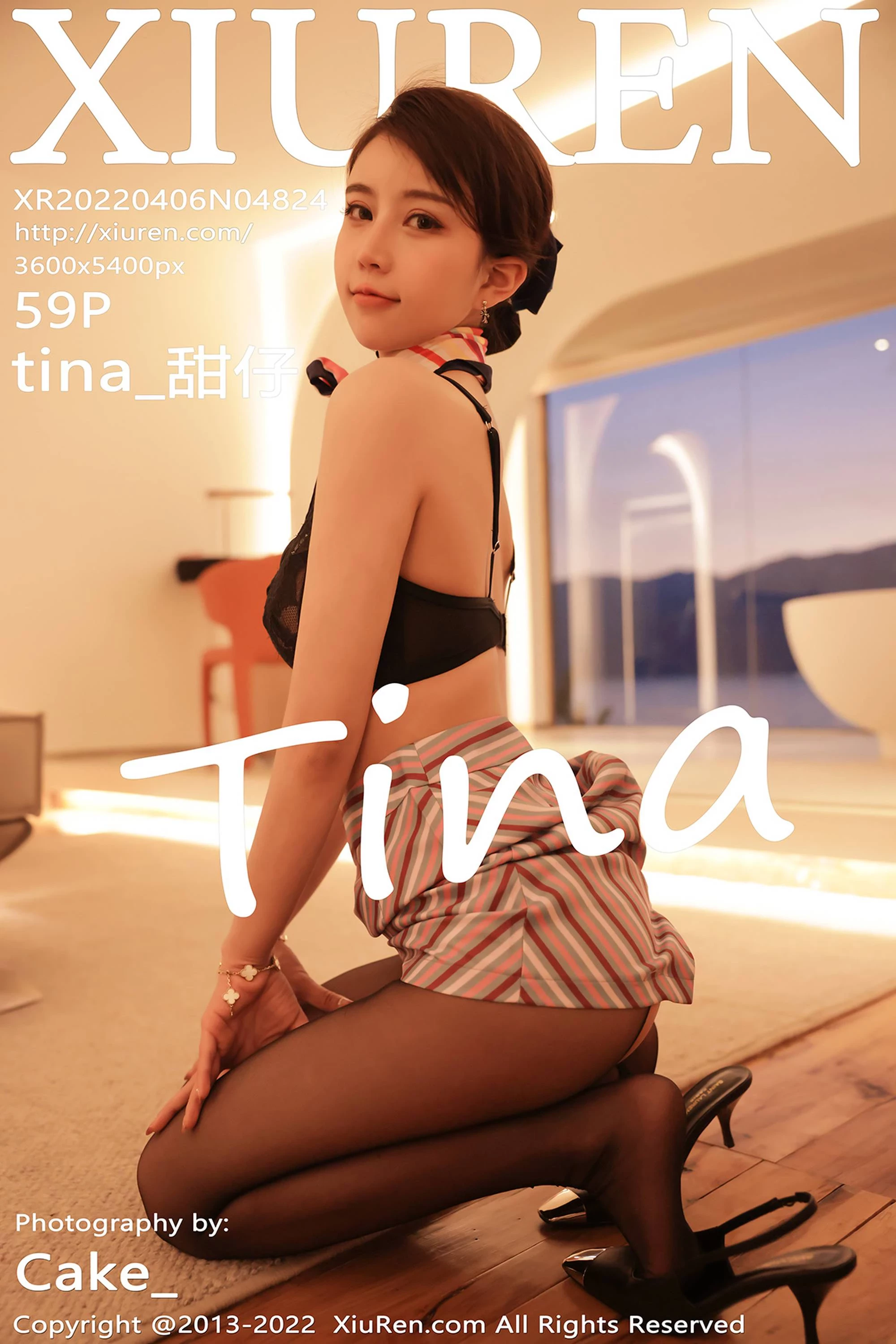 [Xiuren秀人系列]2022.04.06 No.4824 tina_甜仔 完整版无水印写真[60P]