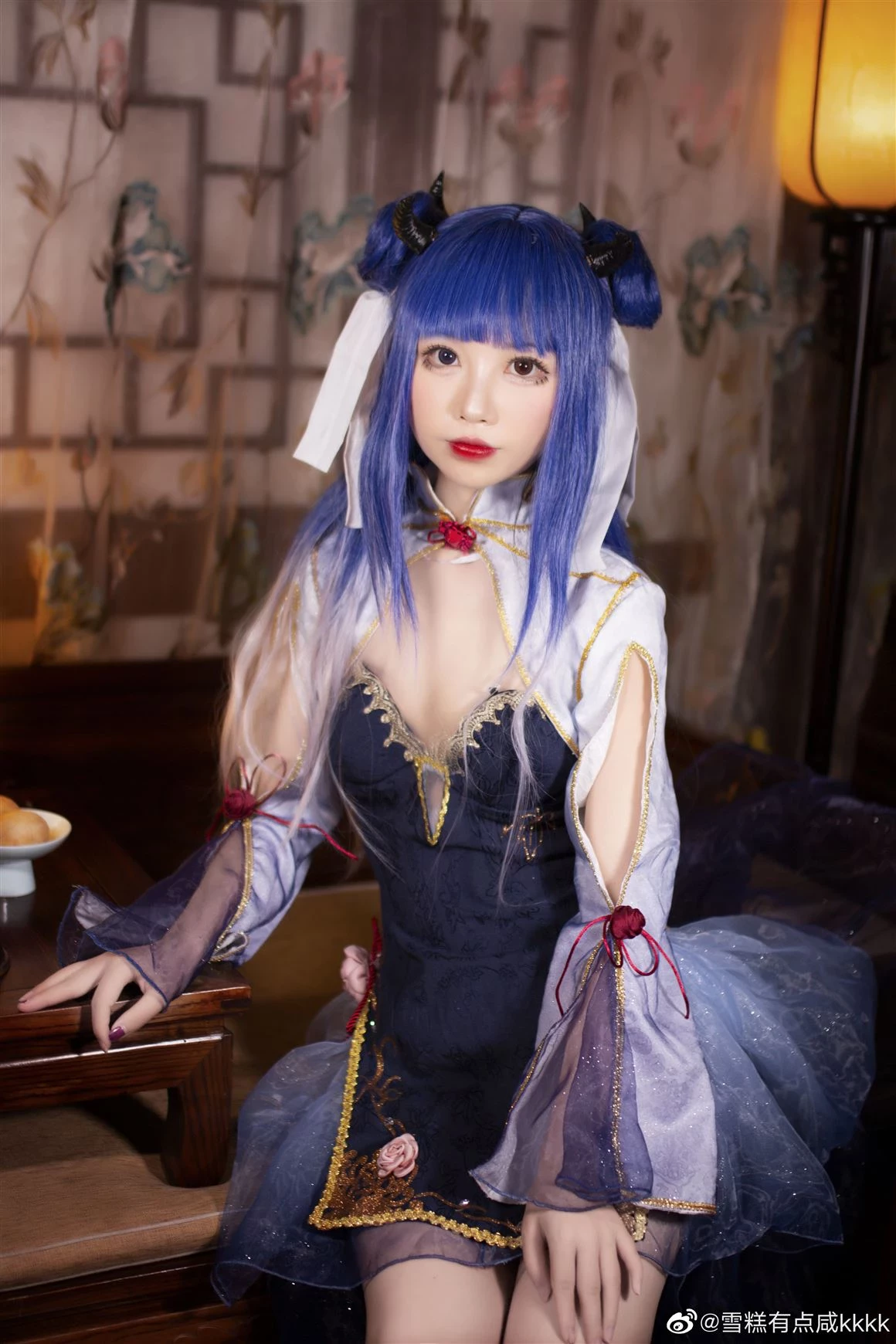 《碧藍航線》伊吹旗袍美腿Cosplay[CN：雪糕有點鹹kkkk] [9P]