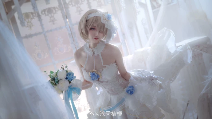 《崩壞3》麗塔•洛絲薇瑟花嫁薔薇誓言Cosplay[CN：滄霽桔梗] [11P]