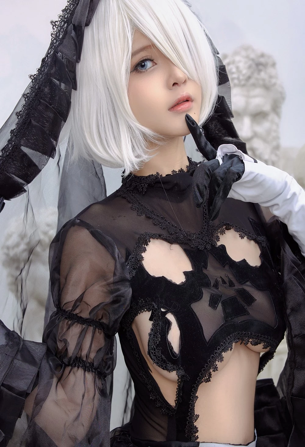 [Azami] 2B 黒い衣裝 Cos [ニーアオートマタ] [21P]