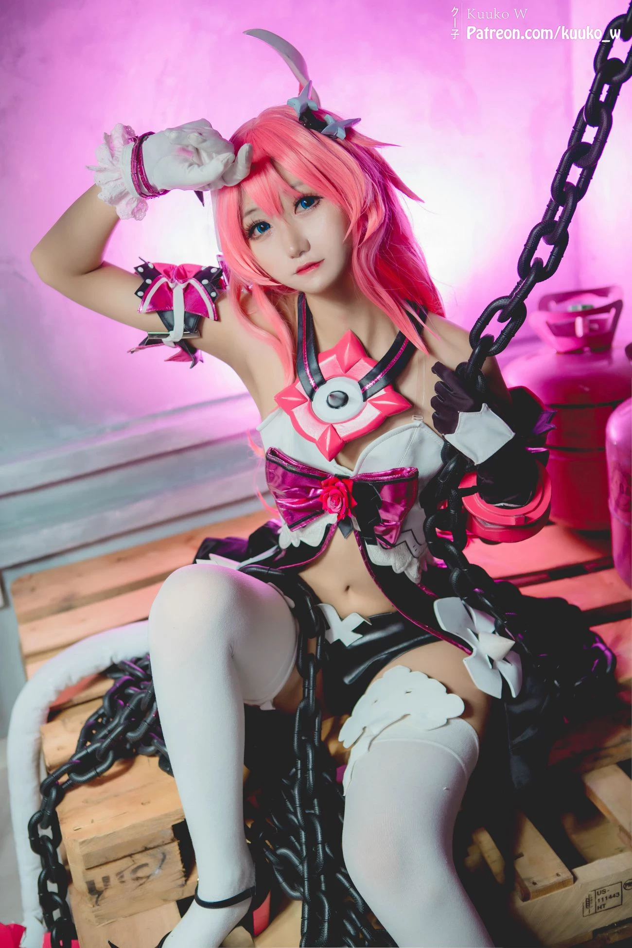 Cosplay KuukoW Kuuko クー子 Rosalia Honkai Impact