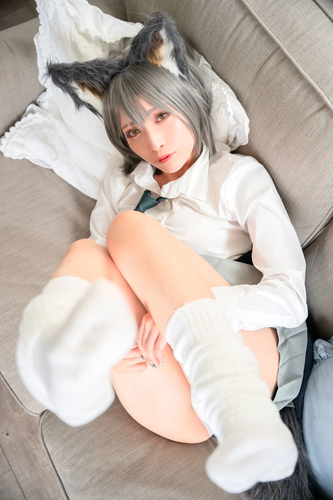 Cosplay C98 girlfriend end JILL オオカミちゃんって呼んでもイイよ 01gakkou