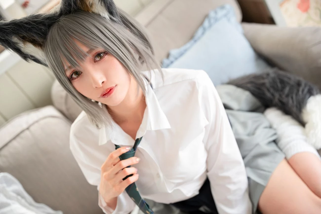 Cosplay C98 girlfriend end JILL オオカミちゃんって呼んでもイイよ 01gakkou