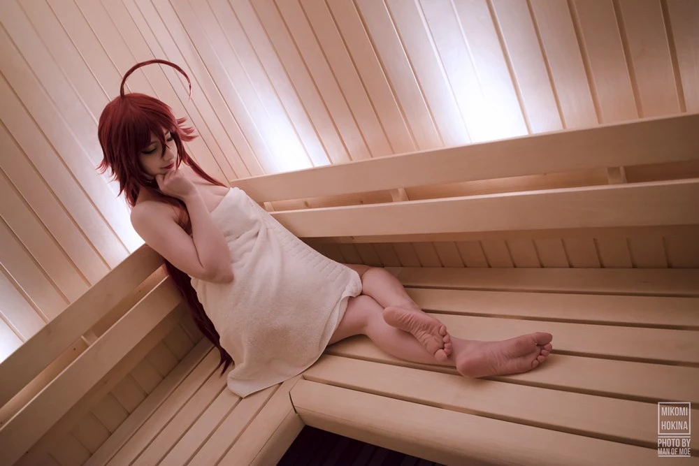 Mikomi Hokina - Rias Sauna [Highschool DxD]