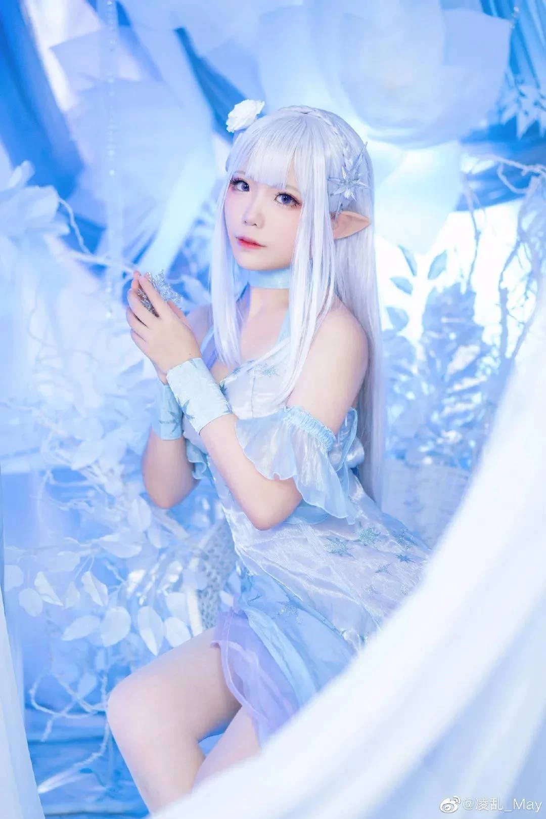 《Re：從零開始的異世界生活》愛蜜莉雅Cosplay[CN：淩亂_May] [9P]