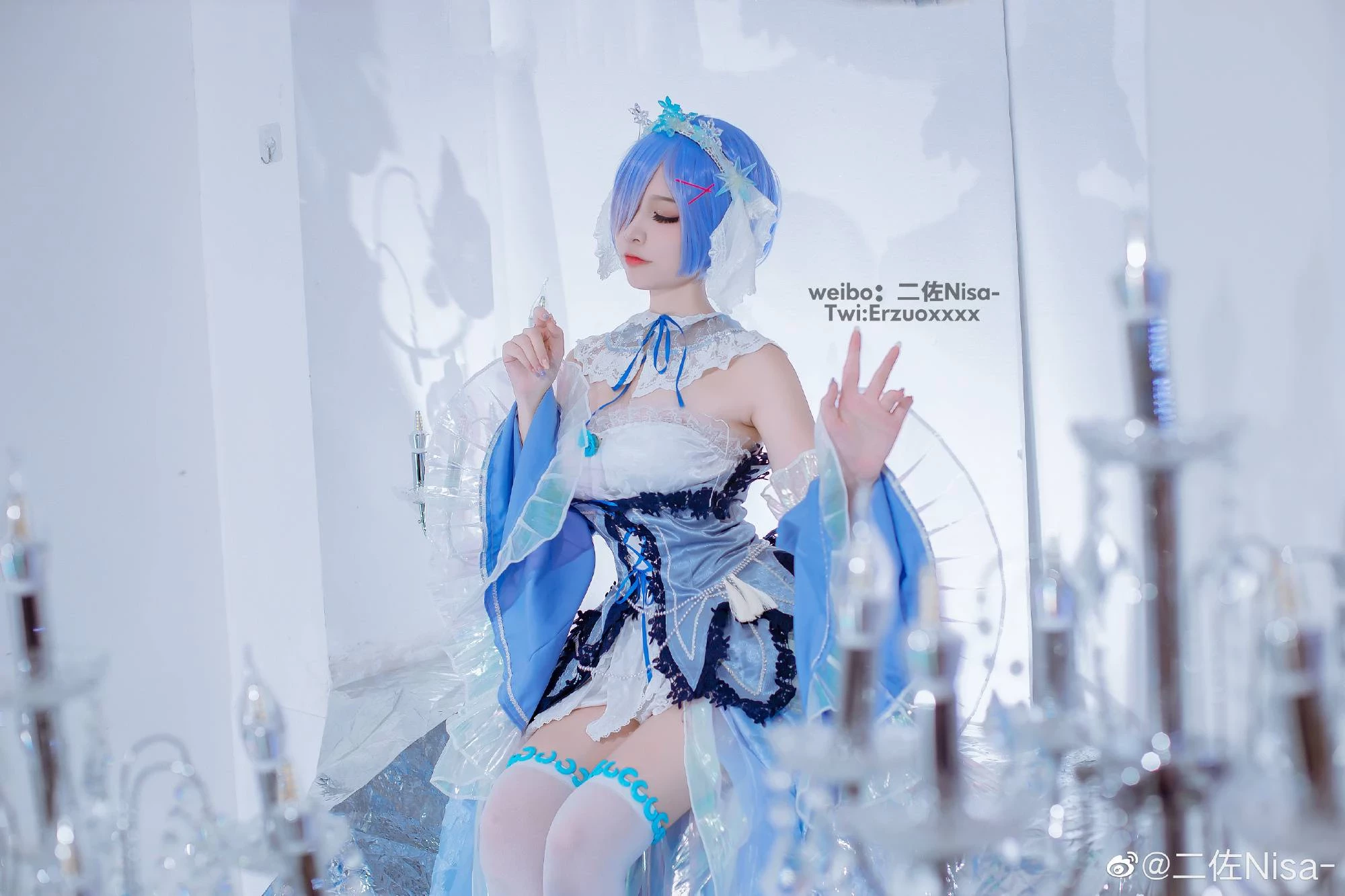 《Re：從零開始的異世界生活》蕾姆Cosplay[CN：二佐Nisa] [9P]