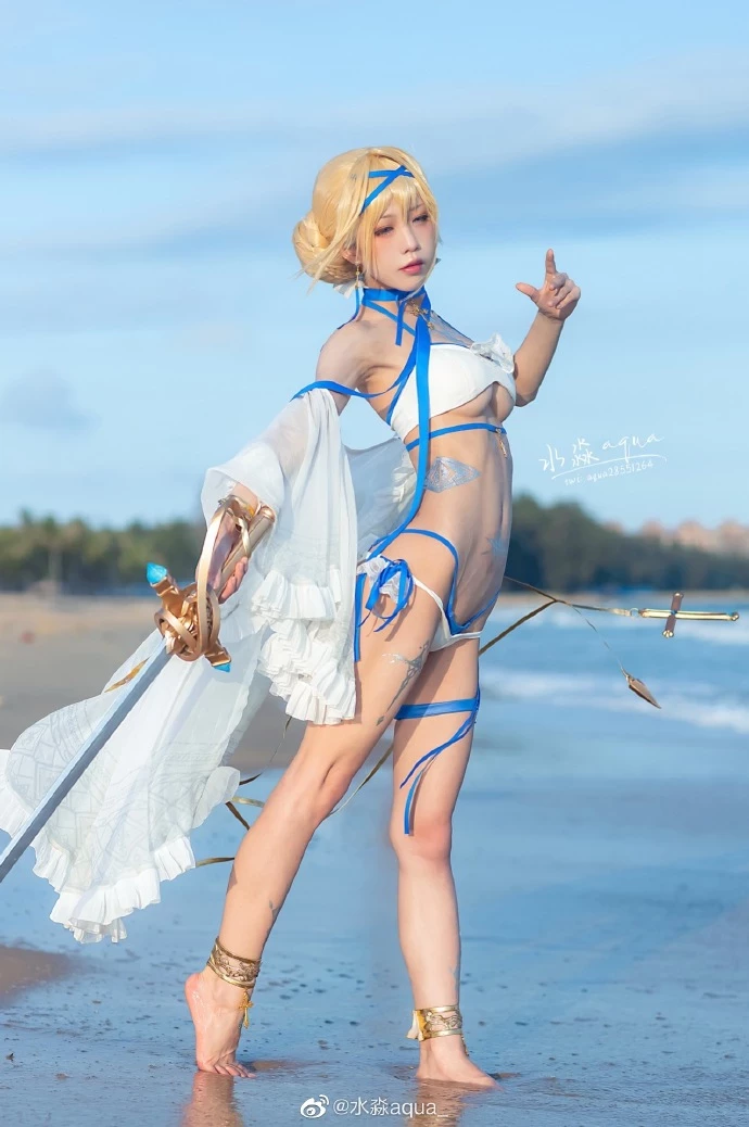 《碧藍航線》聖女貞德Cosplay[CN：水淼] [12P]