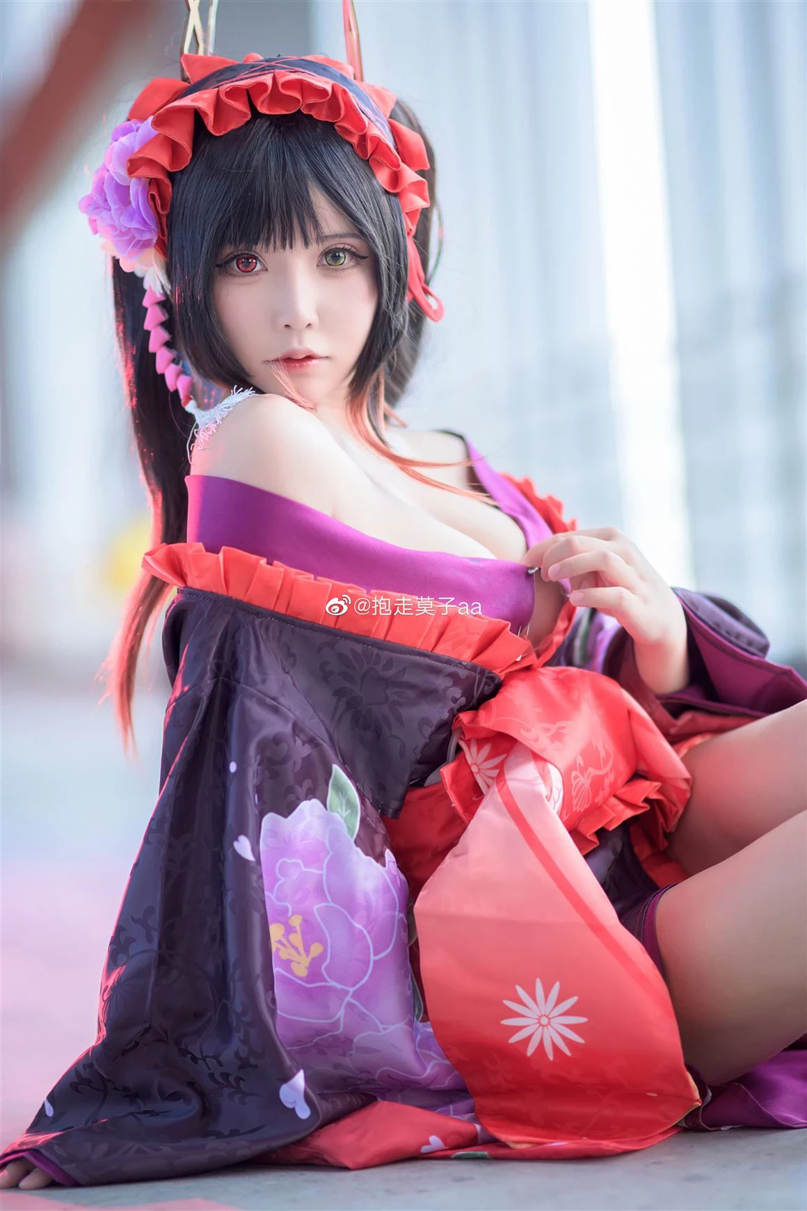 《約會大作戰》時崎狂三性感巨乳Cosplay[CN：抱走莫子] [11P]