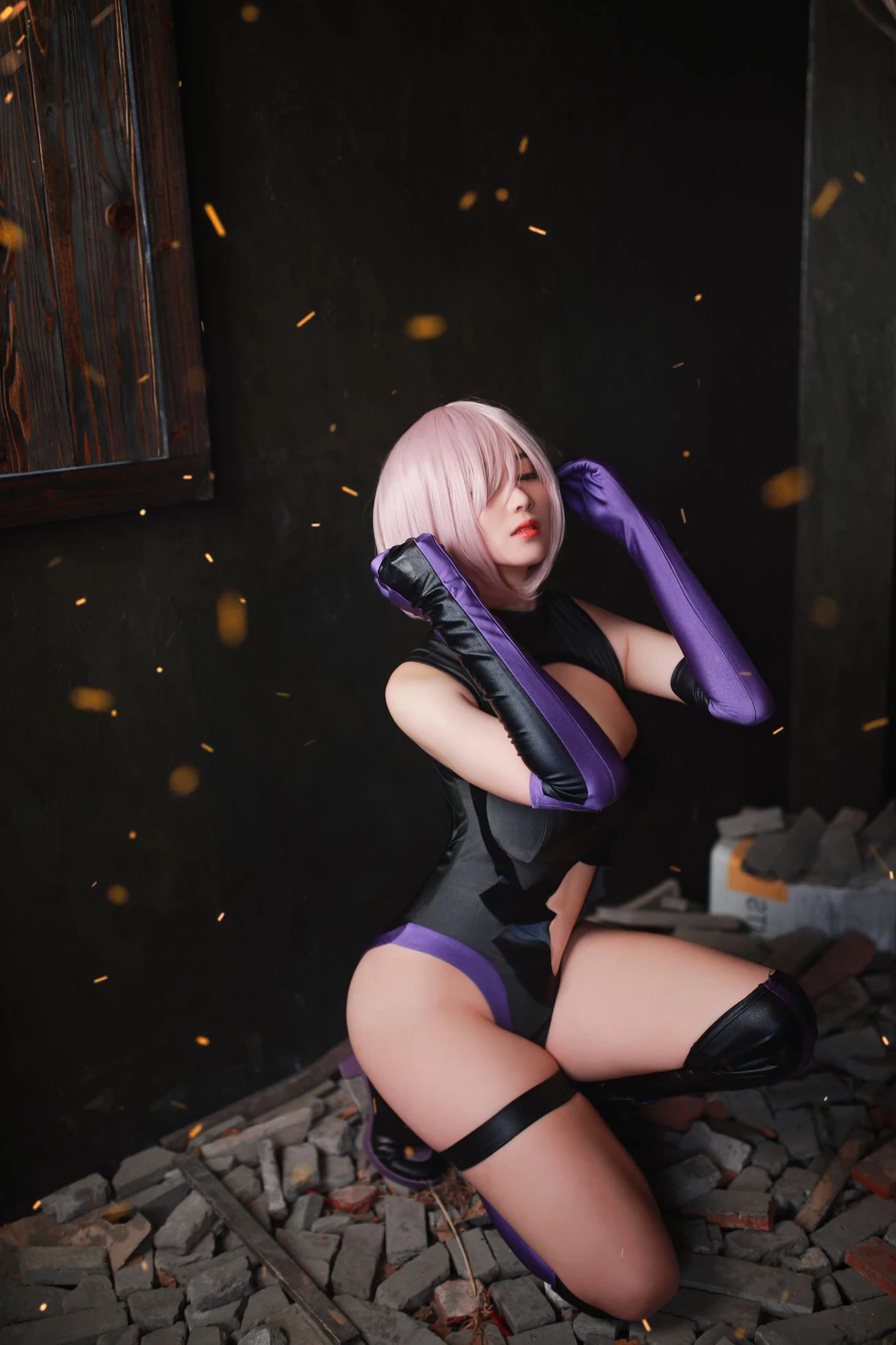 韓國美少女BamBi寫真 Fate Grand Order Mash Kyrielight Shielder