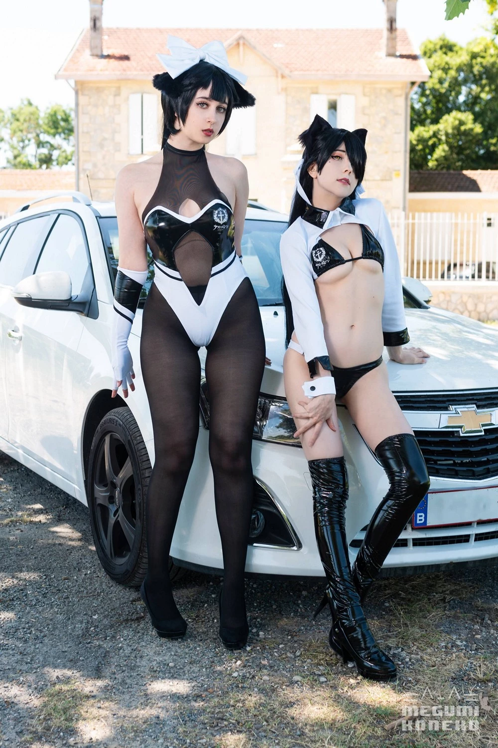 Megumi Koneko & Gumiho Arts - Racing Queen Atago & Takao