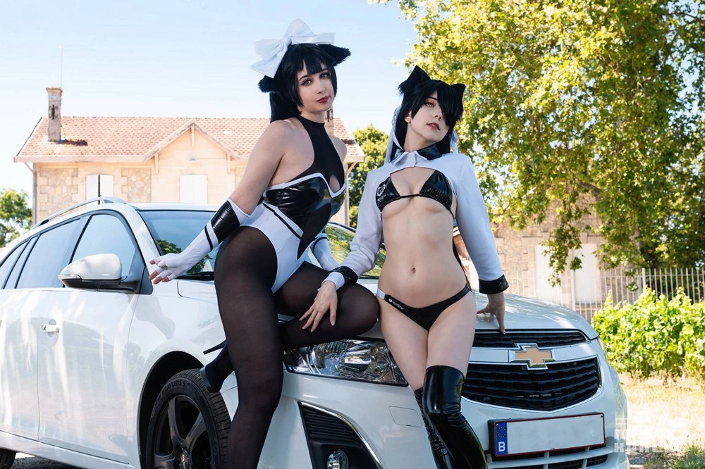 Megumi Koneko & Gumiho Arts - Racing Queen Atago & Takao