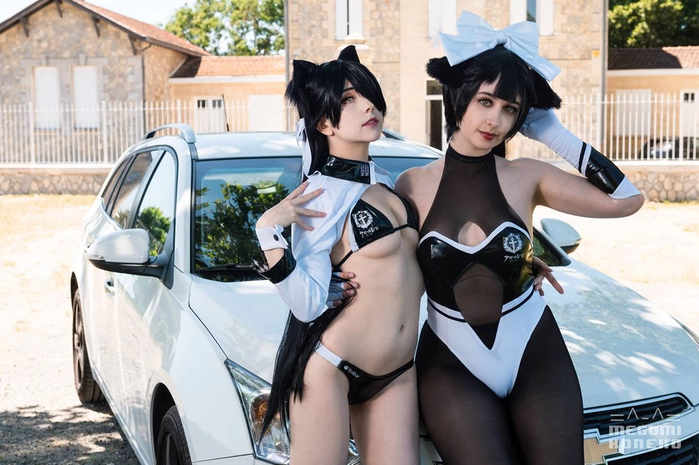 Megumi Koneko & Gumiho Arts - Racing Queen Atago & Takao