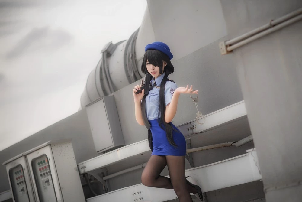 Momoko葵葵 - Tokisaki Kurumi Police Uniform