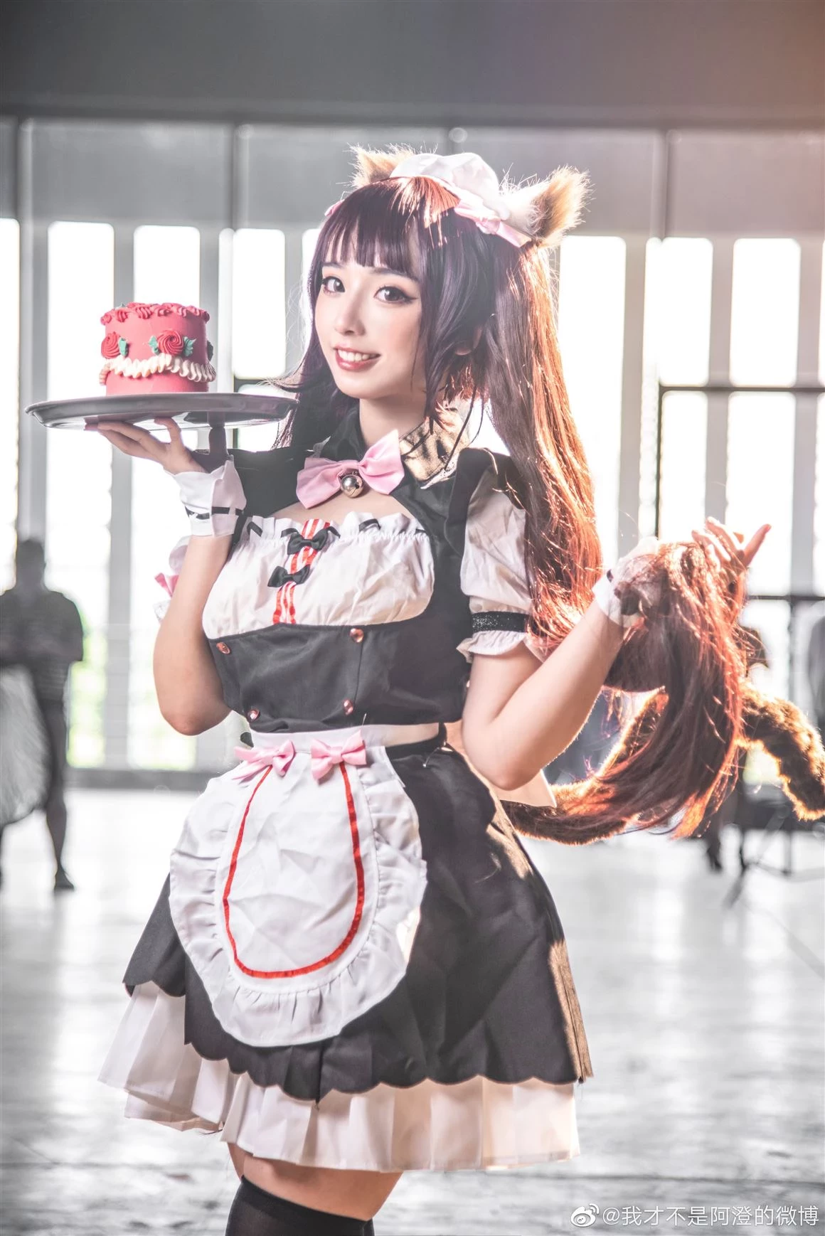 《巧克力與香子蘭》巧克力可愛女僕裝Cosplay美圖[CN：我才不是阿澄的微博] [9P]