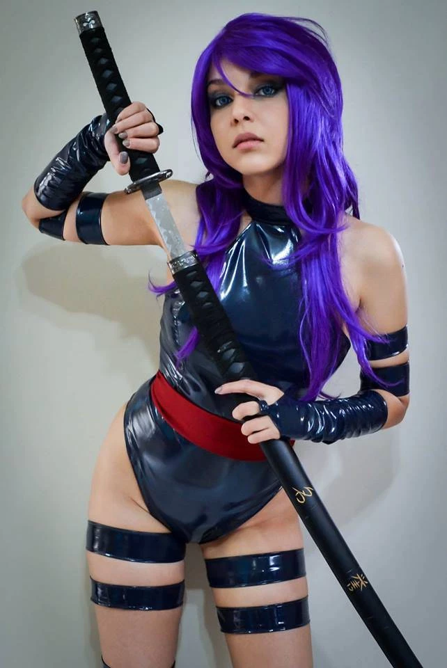 Assorted X-Men Psylocke Cosplay