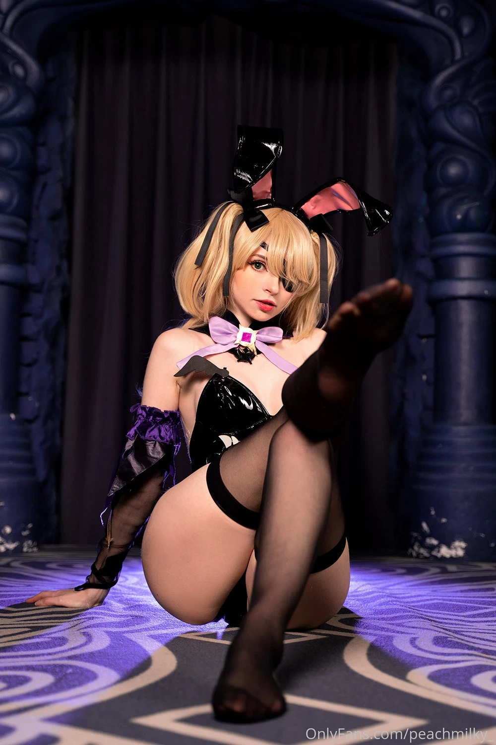 Peachmilky Fischl Playboy Bunny Genshin Impact