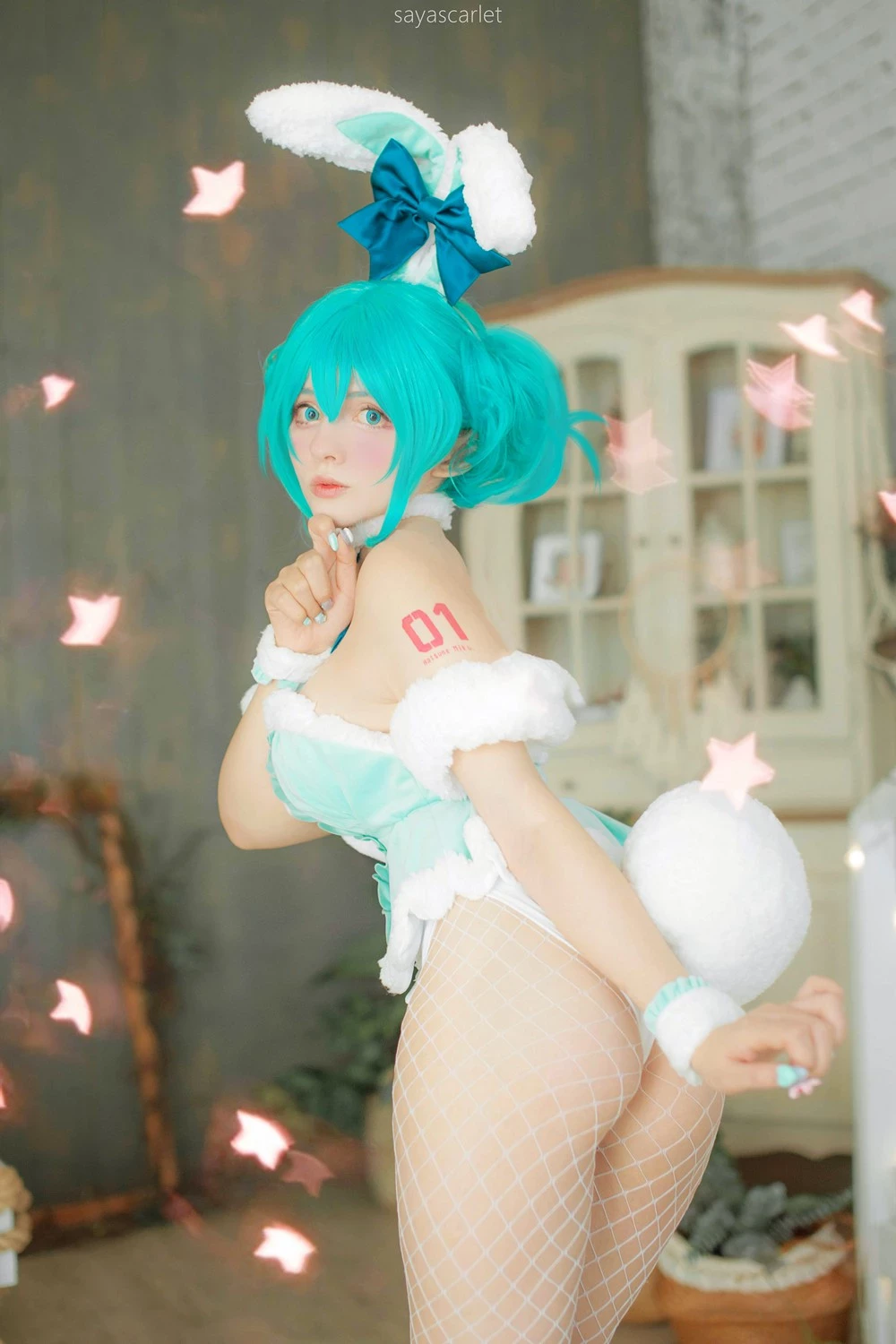 Saya Scarlet - Hatsune Miku BiCute Bunnies White