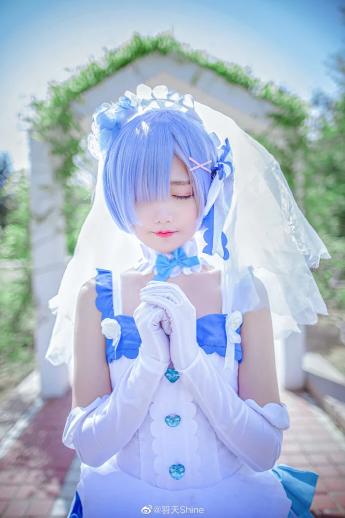 從零開始蕾姆花嫁cos,美萌可愛 cn羽天Shine [12P]