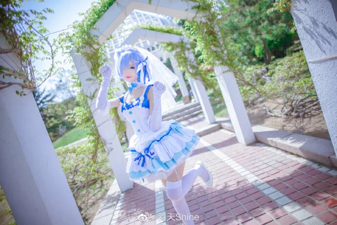 從零開始蕾姆花嫁cos,美萌可愛 cn羽天Shine [12P]