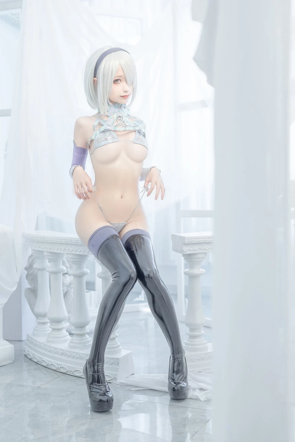 [Cosplay] [蠢沫沫momo-][Cosplay][2b 冰雪]60P [14 January 2022]