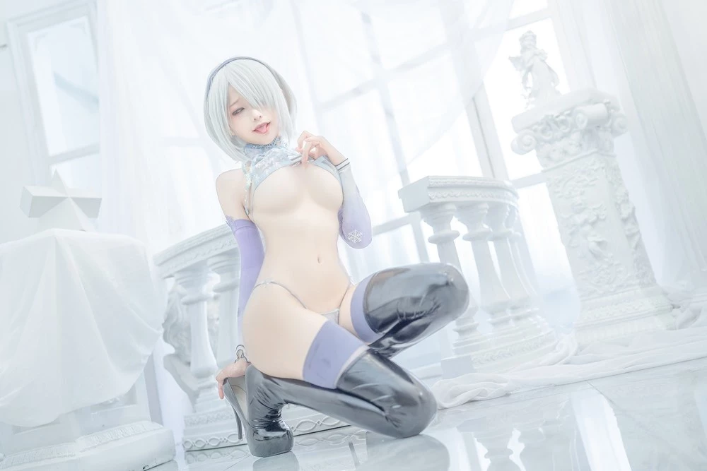 [Cosplay] [蠢沫沫momo-][Cosplay][2b 冰雪]60P [14 January 2022]