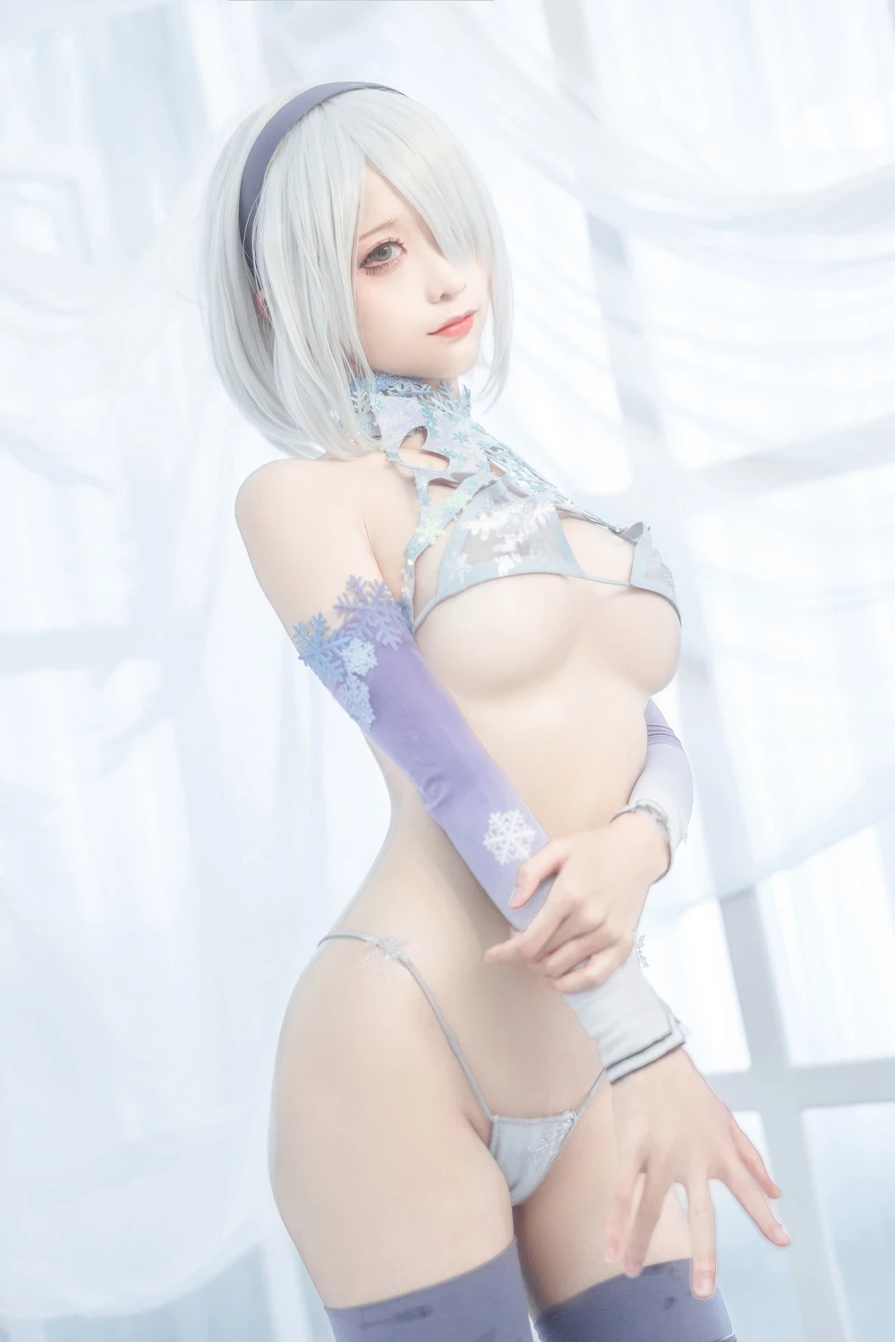 [Cosplay] [蠢沫沫momo-][Cosplay][2b 冰雪]60P [14 January 2022]