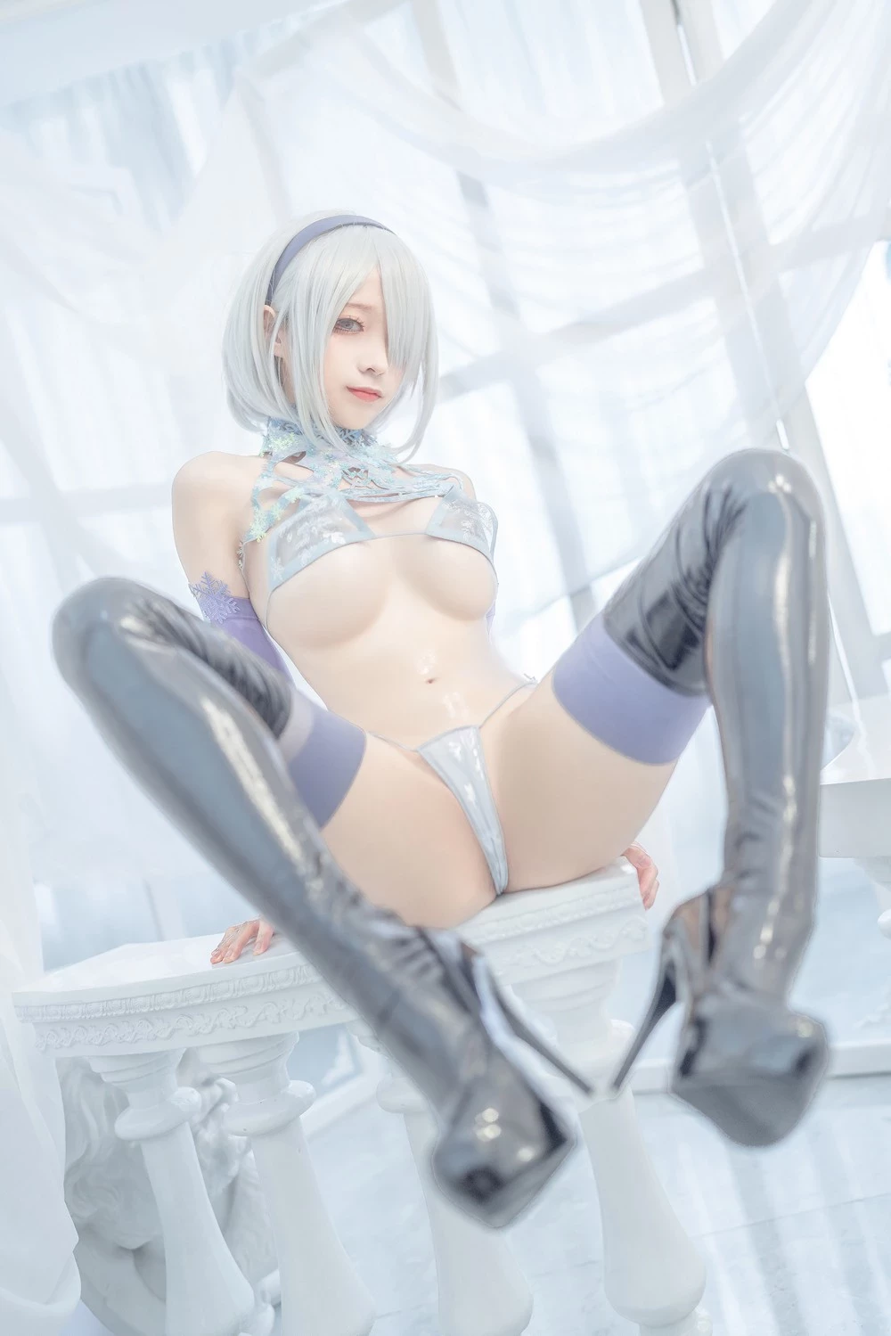 [Cosplay] [蠢沫沫momo-][Cosplay][2b 冰雪]60P [14 January 2022]