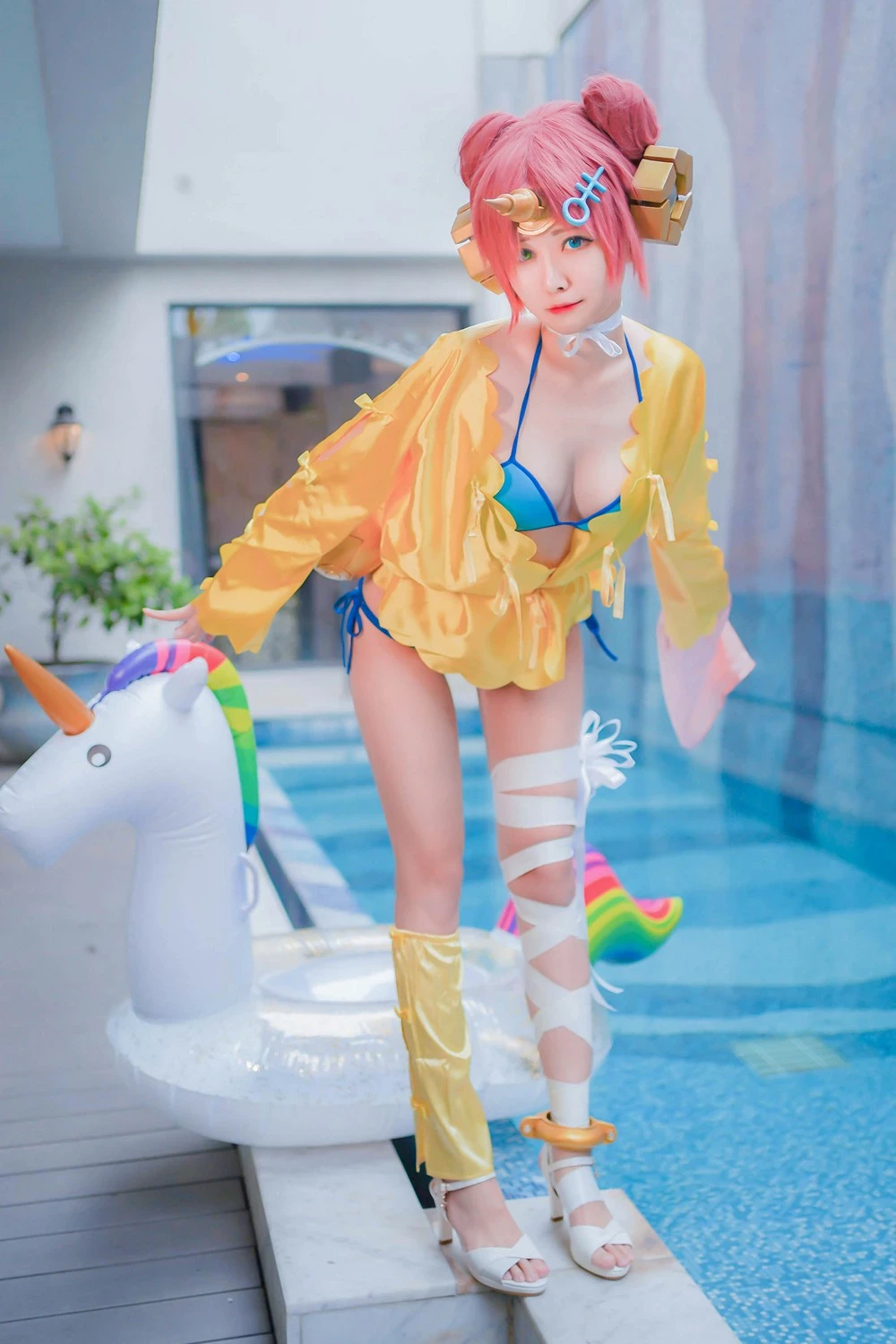 [Cosplay] Arty Huang - FGO Frankenstein swimsuit [2 sets] [32P] [6 February 2022]