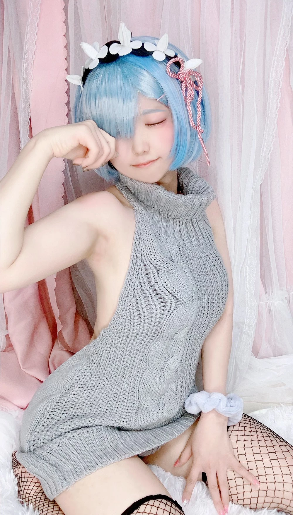 [°ʚ魔王てゃんɞ°] ﰖ�Rem × Virgin Killer Sweaterﰖ�