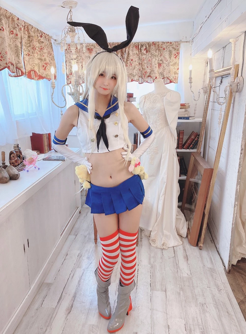 [Cosplay] [[ ´_ゝ｀]柳丸] [59枚]撮れたて！島風の裝い