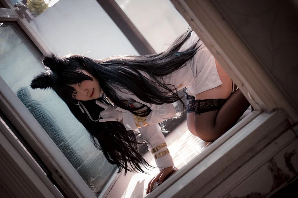 [Cosplay] Aban is very happy today 阿半今天很開心 — Atago [Azur Lane] [3 May 2022]