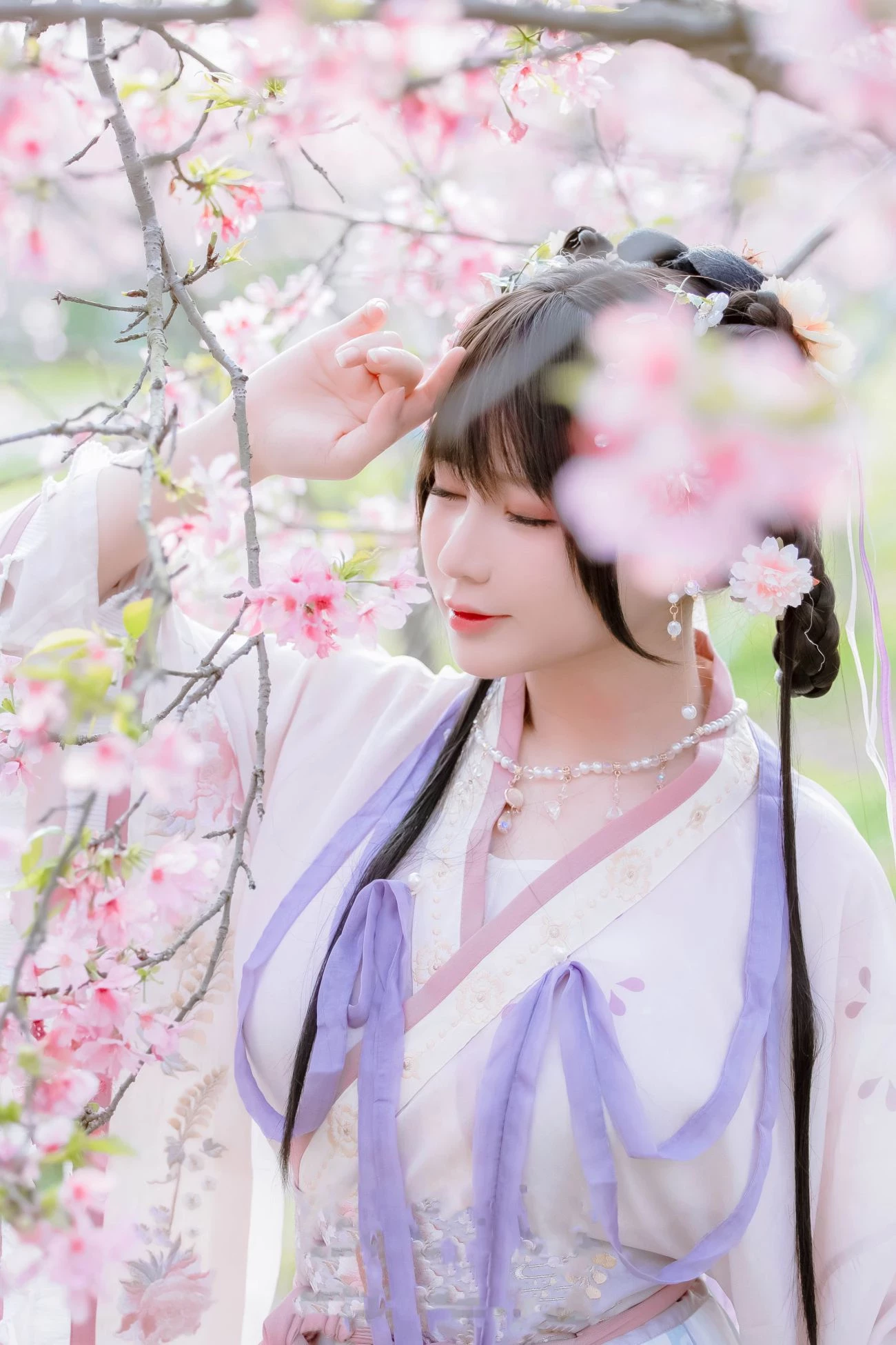 Nyako喵子 櫻花漢服 花神祈願