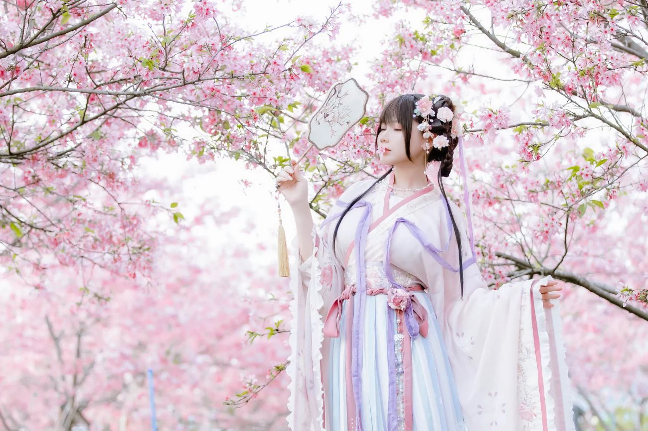 Nyako喵子 櫻花漢服 花神祈願